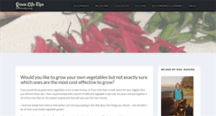 Desktop Screenshot of greenlifetips.com